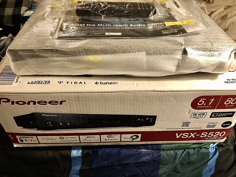 Pioneer VSX-S520 5.1 Channel 4K UHD HDR Network Receiver Pioneer VSX-S520 5.1 Channel 4K UHD HDR Network Receiver