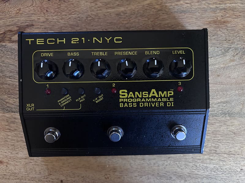 Tech 21 Sansamp Programmable Bass Driver