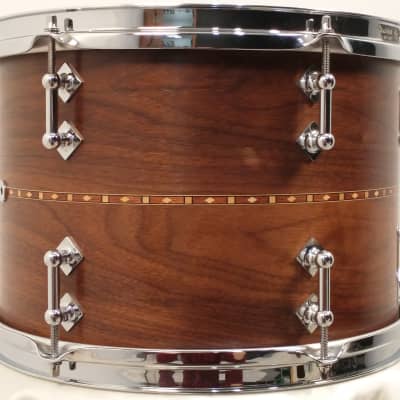 Craviotto 22/13/16" Solid Walnut Drum Set - Video. Signed Shells, ex Blackbird Studio Kit #340 2012 image 16
