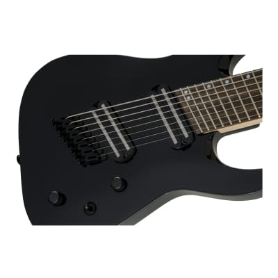 Jackson X Series Dinky Arch Top DKAF8 MS 8-String, Laurel Fingerboard, Multi-Scale Electric Guitar with 24 Jumbo Frets (Right-Handed, Gloss Black) image 6