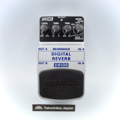 Behringer DR100 Digital Reverb Guitar Effect Pedal S0700404415 for sale