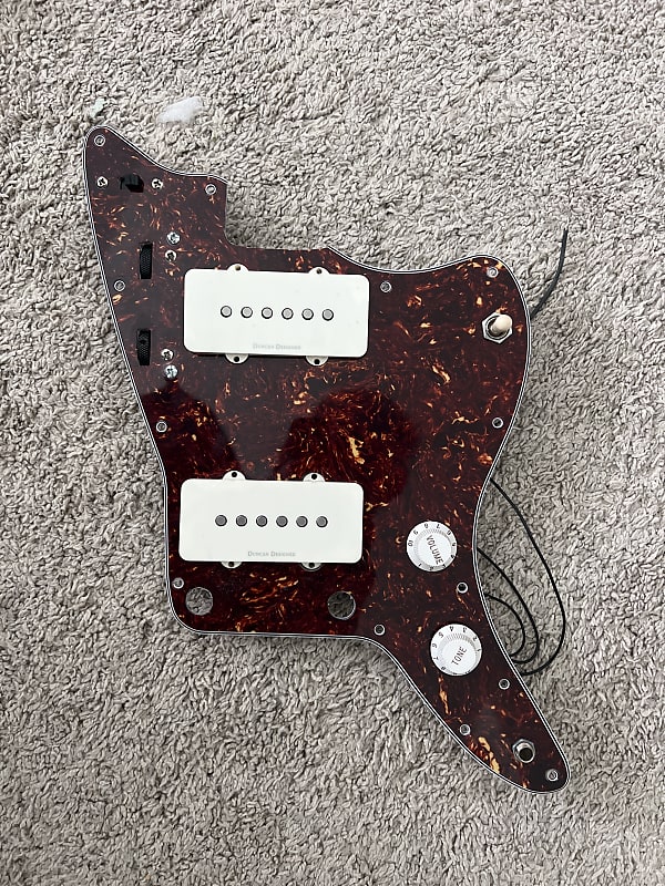 Fender Squier Jazzmaster Loaded Pickguard Tortoise Reverb
