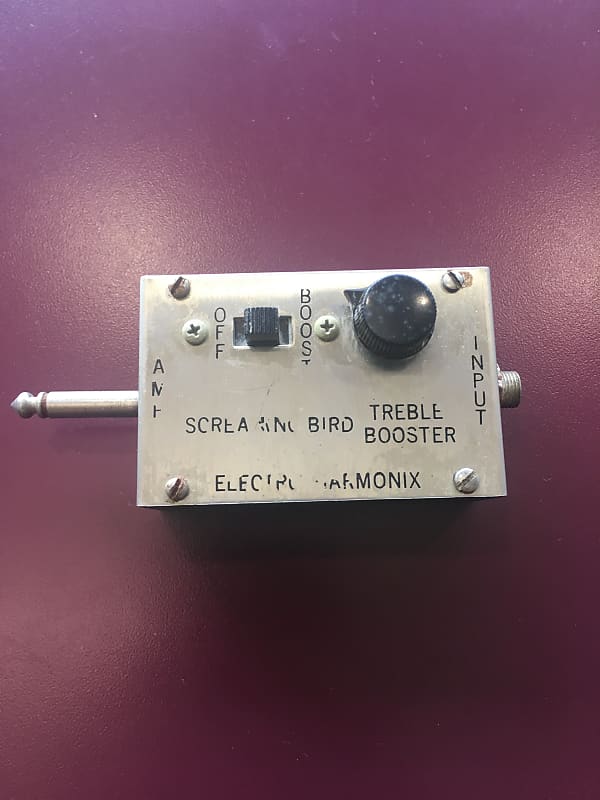 Electro-Harmonix Screaming Bird Treble Booster Pedal | Reverb