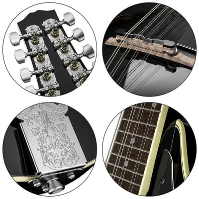 A Style Mandolin with Gig-Bag and Accessories Full Bundle image 8