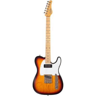 Schecter PT Special Solid Body Electric Guitar 3-Tone Sunburst image 19