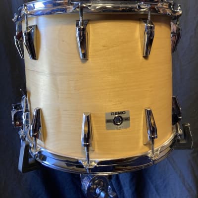 Russ McKinnon's, Remo 14x11.5" Brazilian Marching Snare Drum 1980's - Natural image 13
