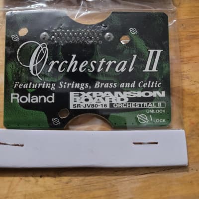 Roland SR-JV80-16 Orchestral II Expansion Board 1990s - Green