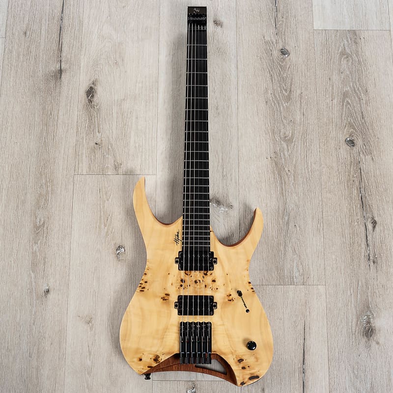 Mayones Hydra Elite 6 Headless Guitar, Ebony Fretboard