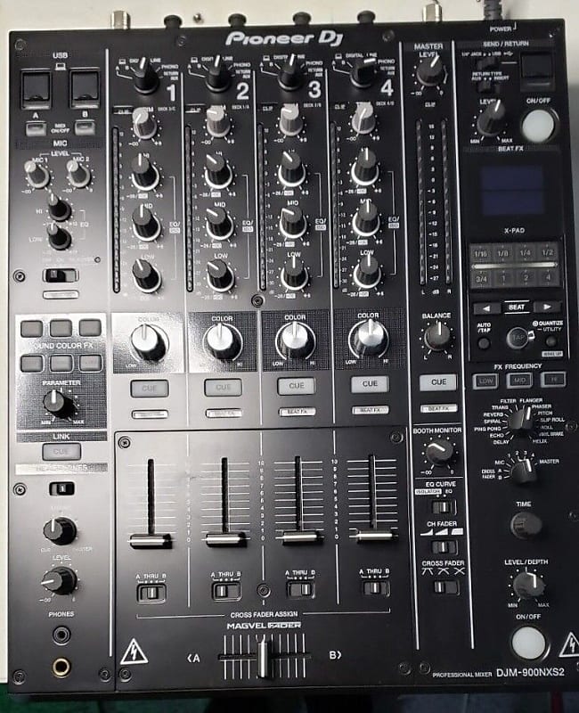 Pioneer DJ DJM-900NXS2 Professional 4-Channel Digital DJ Mixer with Effects