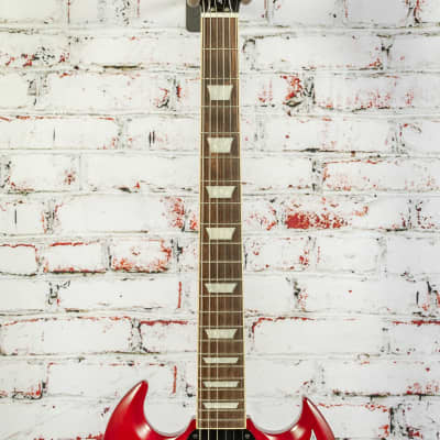 Epiphone '61 SG Les Paul Standard Reissue Electric Guitar, Flat Cherry w/ Original Case x7985 (USED) image 3