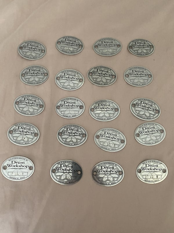 DW Badges 20 in total for drums Reverb