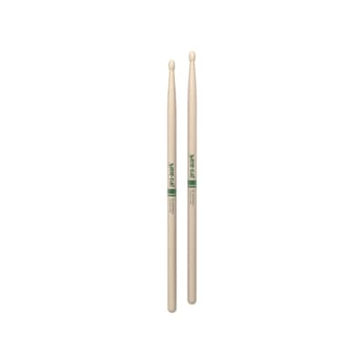 Promark TXR5BW American Hickory Natural Wood Tip, Single Pair, Unlacquered image 4