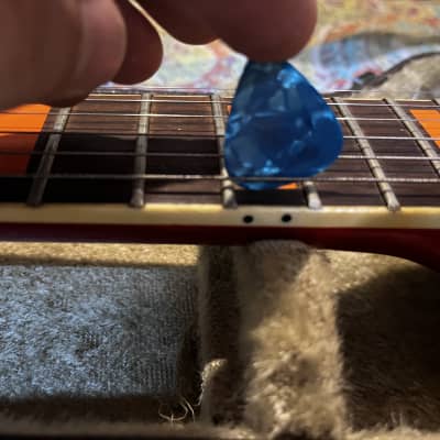 Lotus Single Cut LP Electric Guitar Sunburst finish w Case image 9