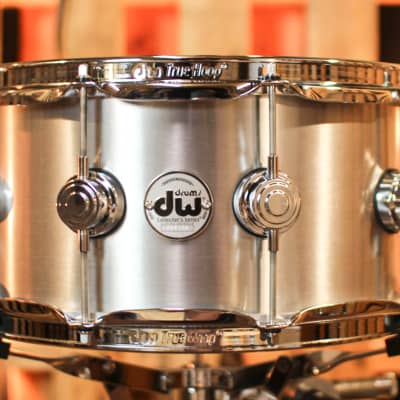 DW 6.5x14 Collector's 1mm Thin Aluminum Snare Drum - DRVM6514SVC image 1