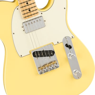 Fender American Performer Telecaster Electric Guitar with Humbucking Maple FB, Vintage White image 8