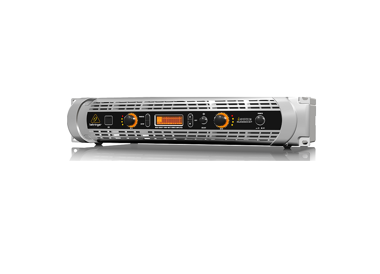 Behringer iNUKE NU1000DSP 1000Watt Power Amplifier Reverb Canada