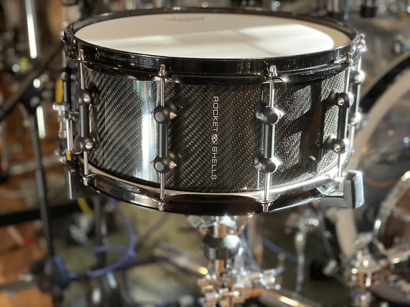 Rocket Shell 6.5 X 14 Customized Carbon Fiber Snare Drum