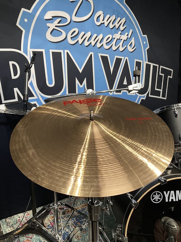 David Garibaldi's Tower of Power, Paiste 17" 3000 Series Thin Crash, Red Letter, 1980's image 1
