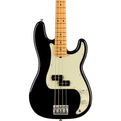 Fender American Professional II Precision Bass, Maple Fingerboard, Black image 1