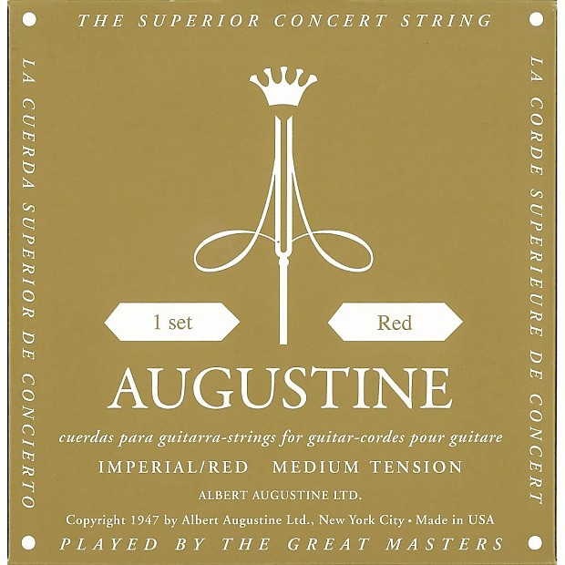 Augustine Imperial Red Medium Tension Classical Guitar Strings image 1