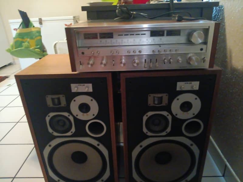 Pioneer SX-1080 120-Watt Stereo Solid-State Receiver 1978 - 1980 - Silver  			