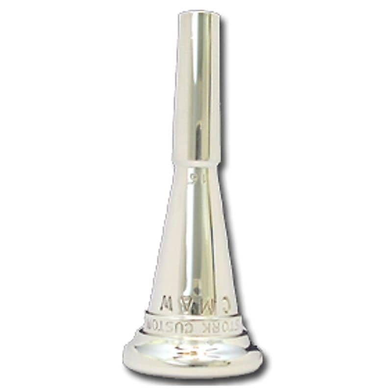 Stork C Series Wide Rim French Horn Mouthpiece with European Shank CM12 Wide Rim Medium Cup image 1