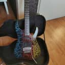 1989 Charvel Fusion Deluxe Rainbow Crackle - Made in Japan - Schaller Floyd