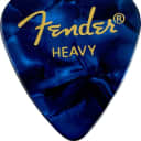 144 Fender 351 Premium Celluloid Heavy Guitar Picks - Blue Moto #1982351502