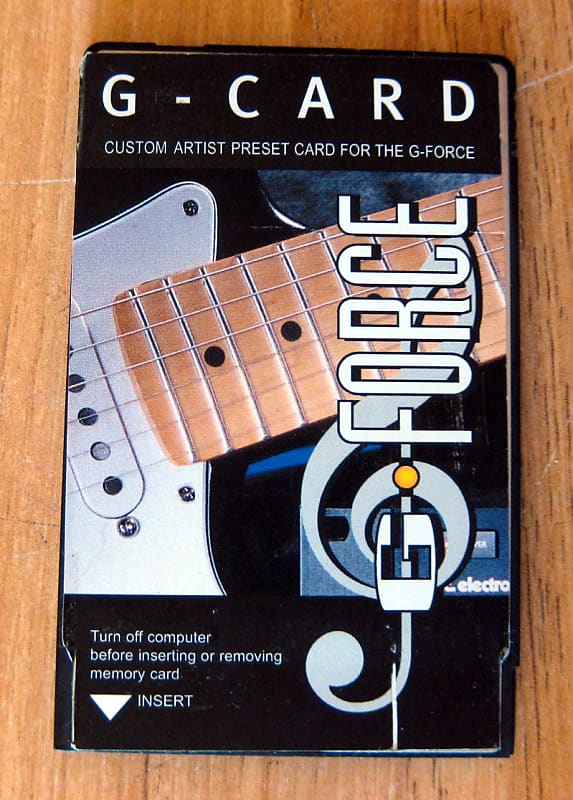 TC Electronic G-Force Artist Expansion G Card