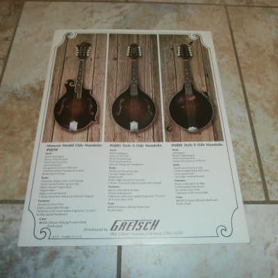 Vintage 1975 Gretsch Ode Banjo and Mandolin Catalog! Rare, Original Paperwork! Case Candy! image 3