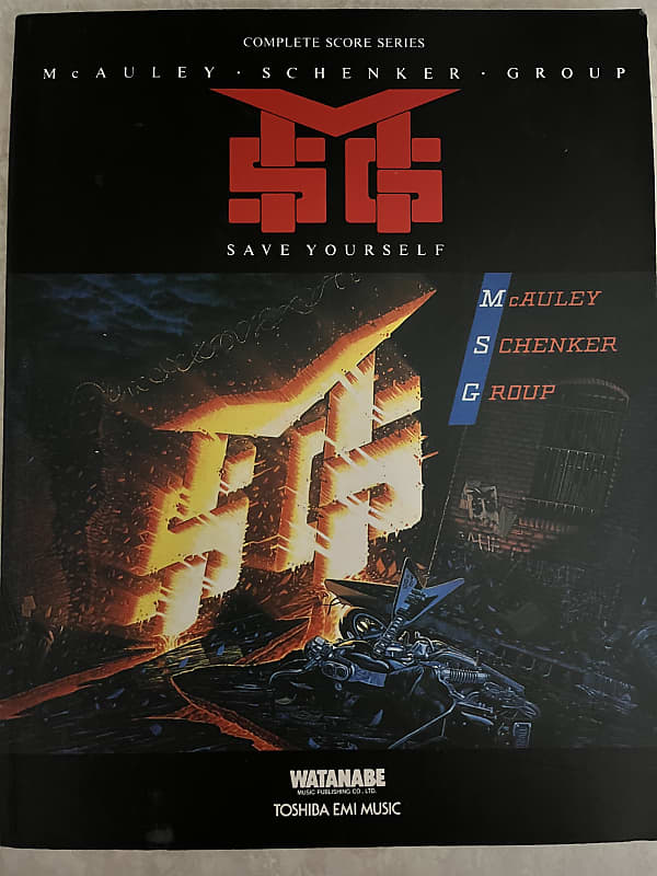 Mcauley Schenker - Save Yourself - Guitar and Bass tab / tablature Book -  Japan MSG