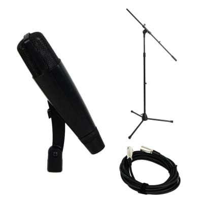 Sennheiser MD 421-II Dynamic Microphone Bundle with 20-foot XLR Cable & Stand image 2
