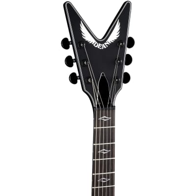 Dean ML SEL FL BKS Select Guitar, Black Satin, Bundle image 5