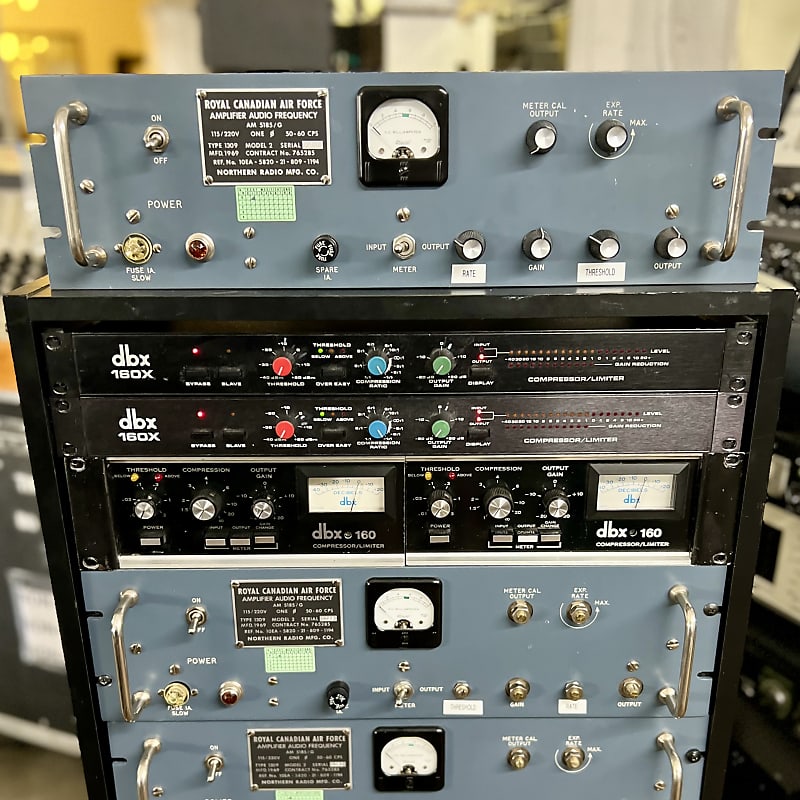 PAIR! -DBX 160X VCA Compressor limiter c 1980’s 1990’s original vintage MIJ  japan