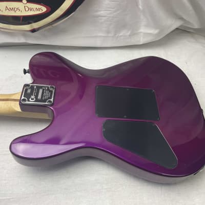 Charvel USA Select San Dimas Style 2 HH FR Singlecut Guitar - Purple / Maple neck image 15