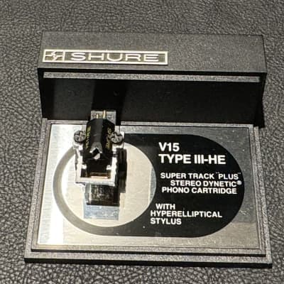 Shure V-15 Type III MM Phono Cartridge with VN35MR Micro Ridge Stylus in cases image 2