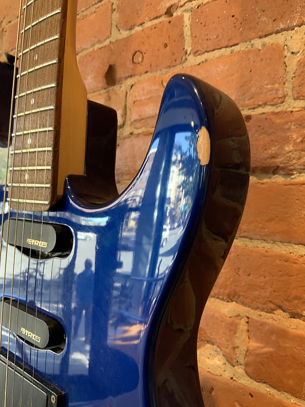 Fernandes The Function SSH-40 SuperStrat 1980's-1990's Blue MIJ | Reverb