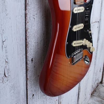 Fender Player Plus Stratocaster Electric Guitar Sienna Sunburst with Gig Bag image 9