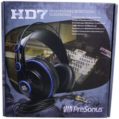Presonus HD7 Professional Studio Monitoring Headphones Semi-Closed Back image 4