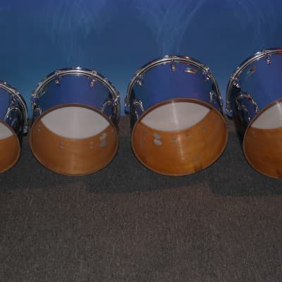 Ludwig Chrome O Wood Concert Toms 13,14,15,16 image 3