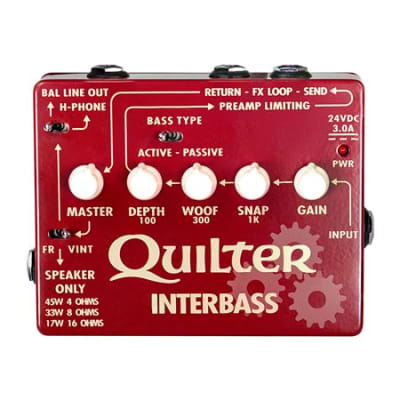 Quilter INTERBASS Pedalboard Power Amp and Direct Box 45 Watts image 1