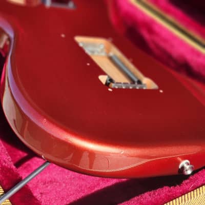 Warmoth Fender Vega partscaster 2022 - Faded Candy Apple Red image 19