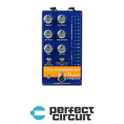 【美品】Empress Effects Compressor コンプレッサー Empress Compressor MKII Guitar Effects Pedal, Silver Sparkle, CP2S