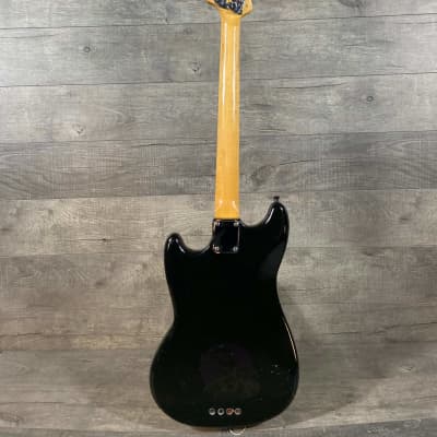 Fender Mustang 8-String Bass 1975 Black image 8