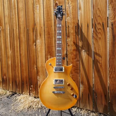 ESP LTD SIGNATURE SERIES Alex Skolnick AS-1 Lemon Burst  6-String Electric Guitar w/ Case (2022) image 2