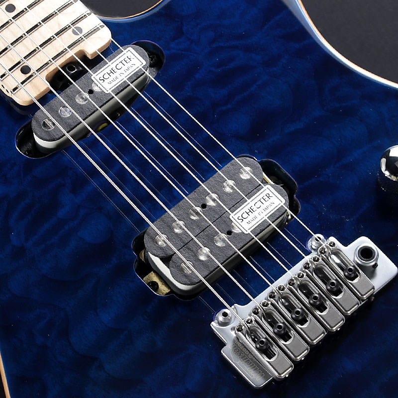 ギター SCHECTER MZ1 See-thru Blue SCHECTER MZ-1/M - See Thru Blue | Red Guitars Online Store
