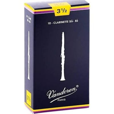 Vandoren Traditional Clarinet Reeds Strength 3.5 (Box of 10) image 2