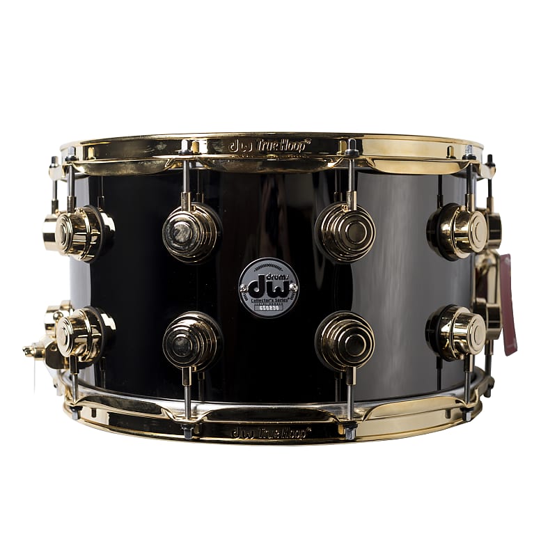 DW Collector's Series Black Nickel Over Brass 8x14" Snare Drum image 3