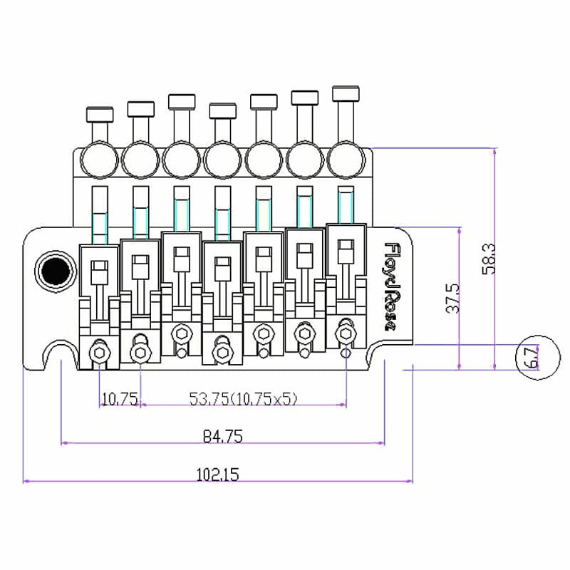 Floyd Rose Original Left Hand Tremolo