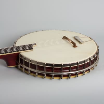 Gibson  Style GB Guitar Banjo (1919), ser. #553, original black hard shell case. image 7
